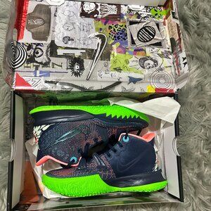 Kyrie 7, Midnight Navy, Youth Size 6.5